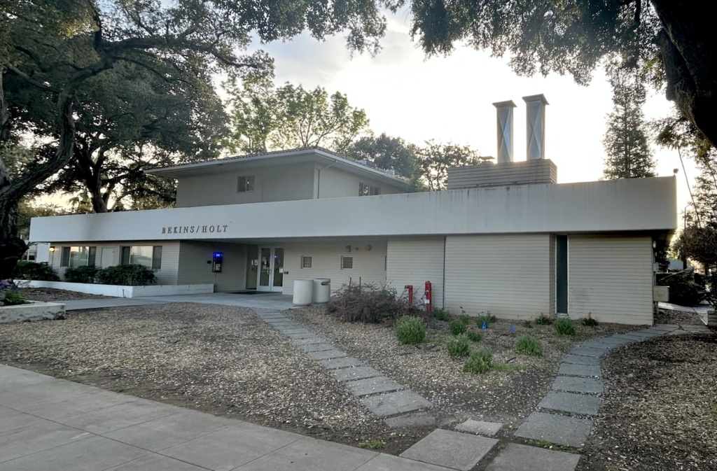 The front exterior of the Johnston Complex.